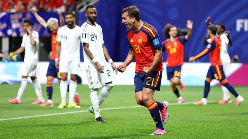 oyarzabal gol espanha conta arabia saudita