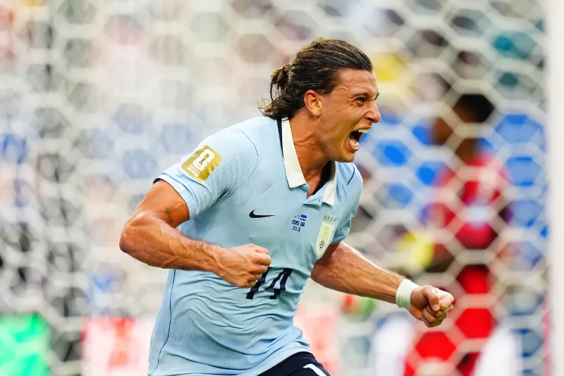 Canobbio marcou o gol da virada em Uruguai x Cabo Verde