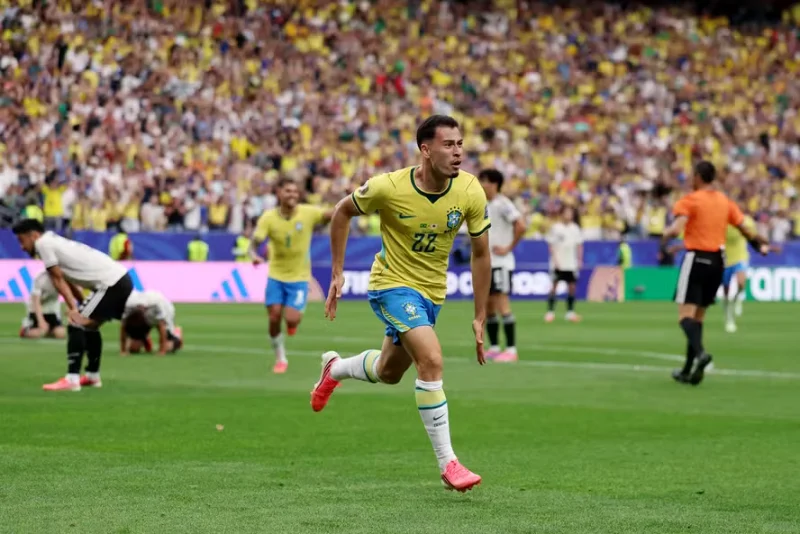 115486307 houston texas june 29 gabriel martinelli 22 of brazil celebrates scoring his teams